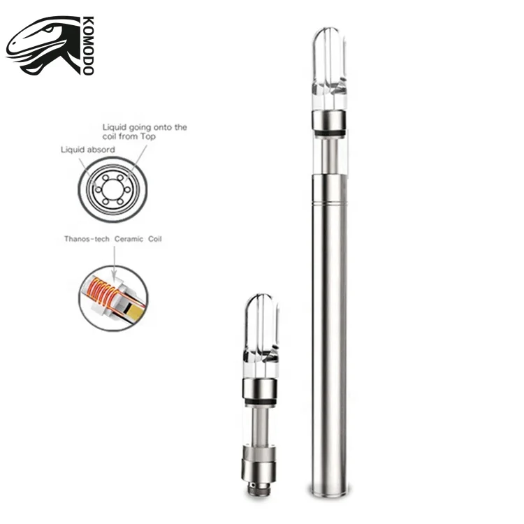

Liberty T6P Atomizer Ceramic Coil Flat Tip Mouthpiece 0.5ml 1.0ml 510 Thread Empty Cartridge for Thick Oil Cartridges