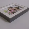 Customer popular present silver gray color picture frame with certificates