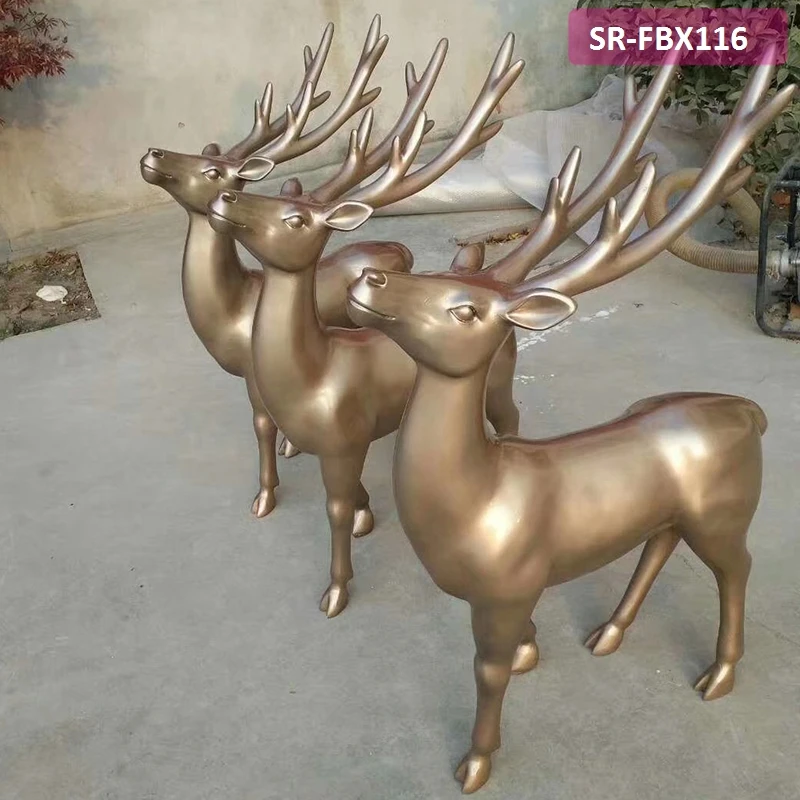 large reindeer decor outdoor