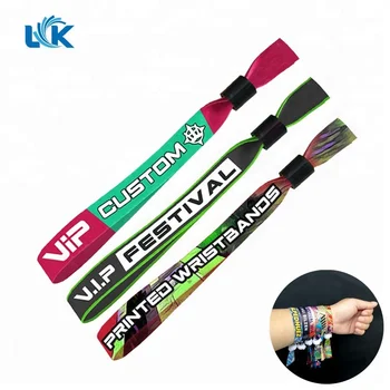 woven fabric wristbands