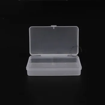 small plastic storage boxes with hinged lids