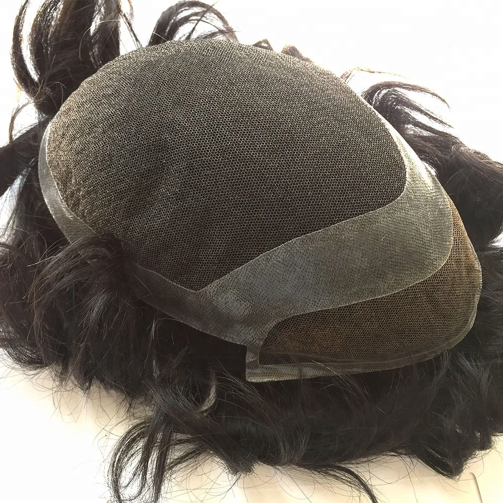 

Swiss Lace with PU Silicone side & back and Swiss Lace Front