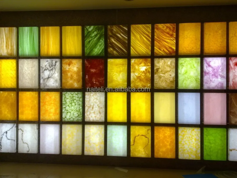 
Lamp Use Decorative Acrylic Resin Translucent Faux Alabaster Sheet Price 