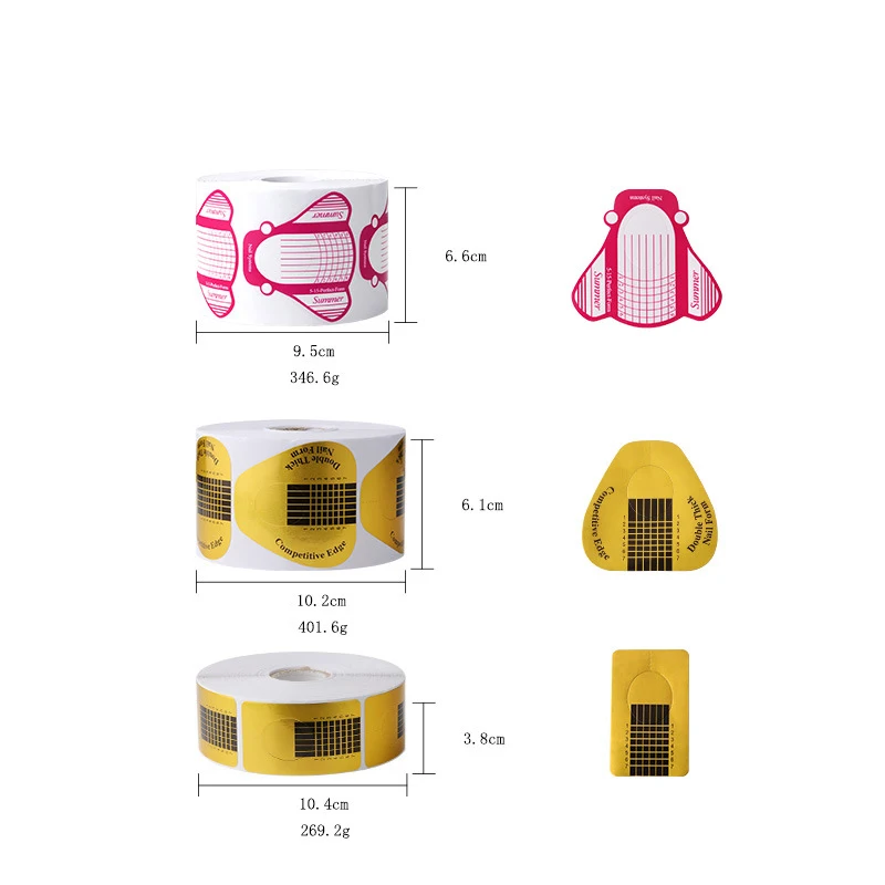 roll nail tip form