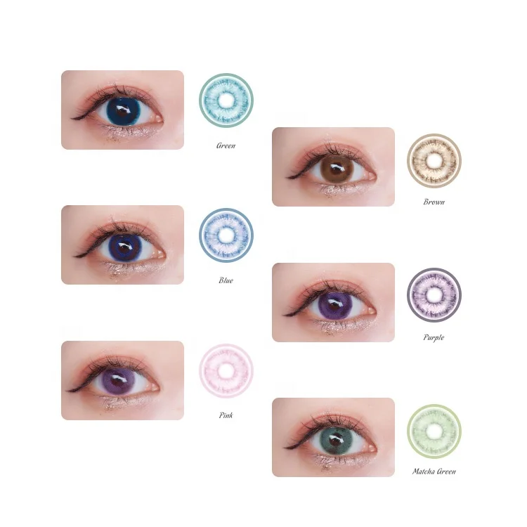 

Wholesale Color Tone New Design Natural Contact Lenses For Big Eyes, 3-tone