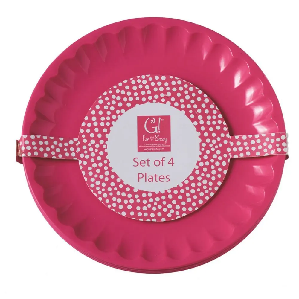 Red Clear Plastic Plates & Zappy 100 Mini Dessert Plates 2.5u0026quot