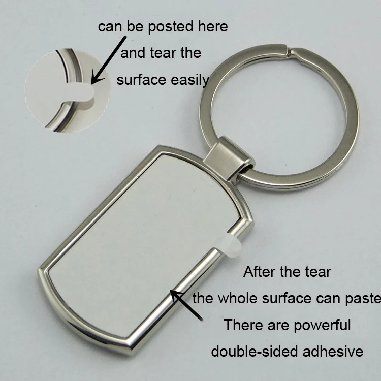 Sublimation Blanks Key Ring A88 Sublimation Key Chain Sublimation Metal