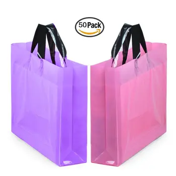 large clear plastic bags with handles