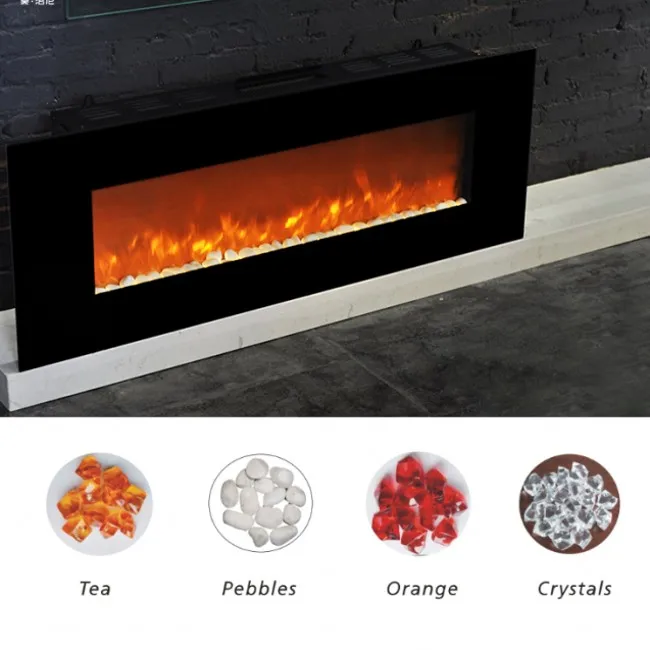 
50 inch european wall mounted electric fireplace 