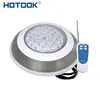 China Factory RGB 12V 18W LED Stainless Steel Pool Light Wall Mounted Small Size Lamps Above Ground above ground swimming Pool