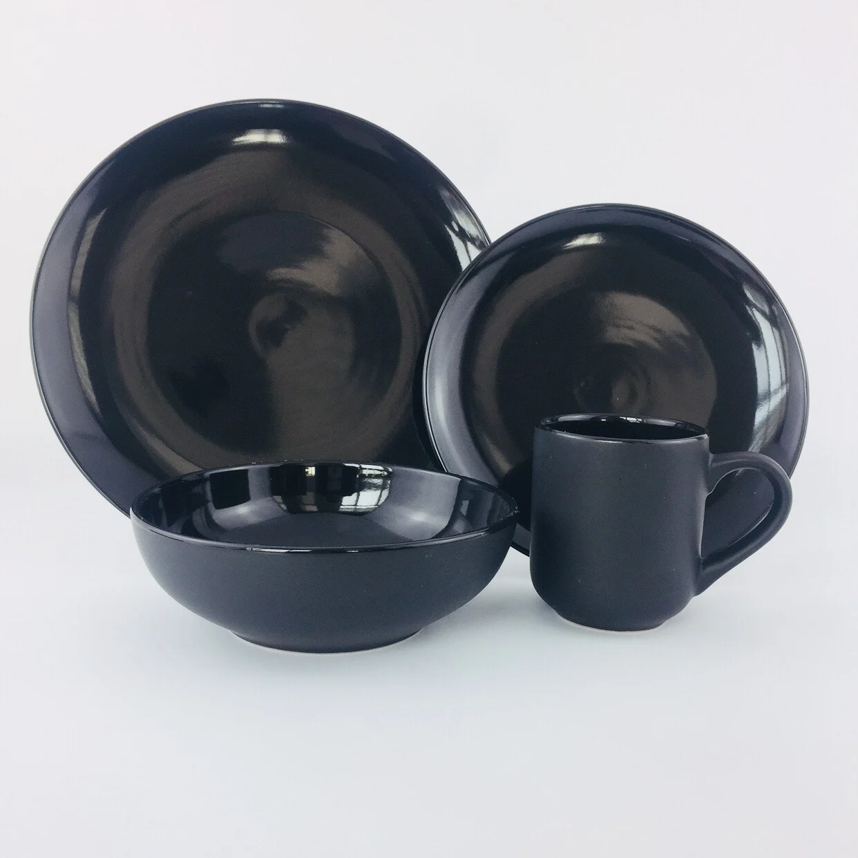 Yellow And Black Ceramic Crockery Tableware Daily Use Items Buy
