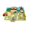 2018 Hot Sale Kids Daycare Montessori Animal Series Wood Early Education Digital imposition Instrument Toys Toy For Sale