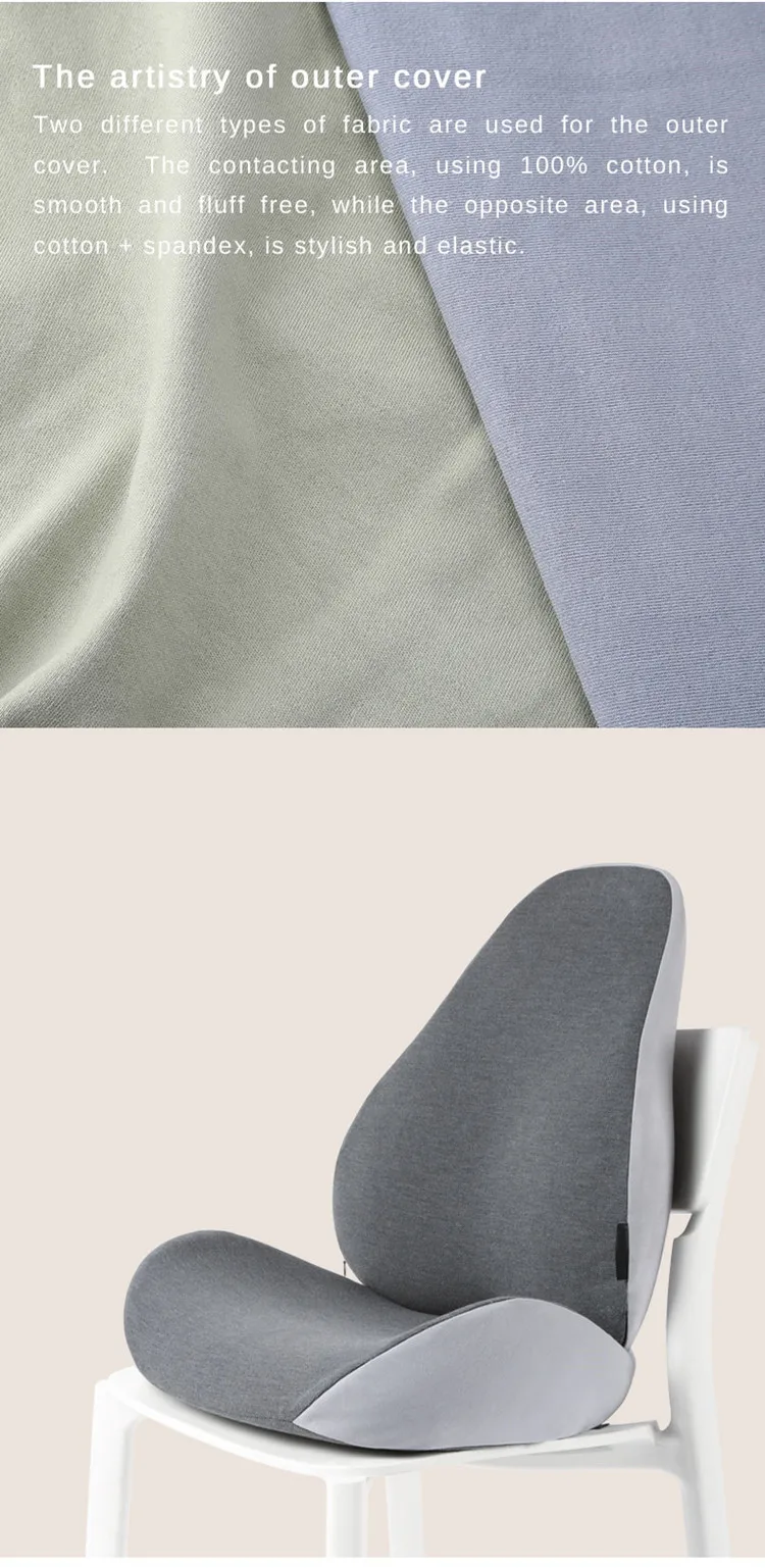 Firmness Designed Lumbar Support Cushion Fully Supports Waist Back Car Lumbar Back Support Cushion For Office Chair