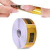 500 Pcs For Acrylique UV Gel Tips Extension Gold Nail Art Manicuring Design DIY Tools Nail Form