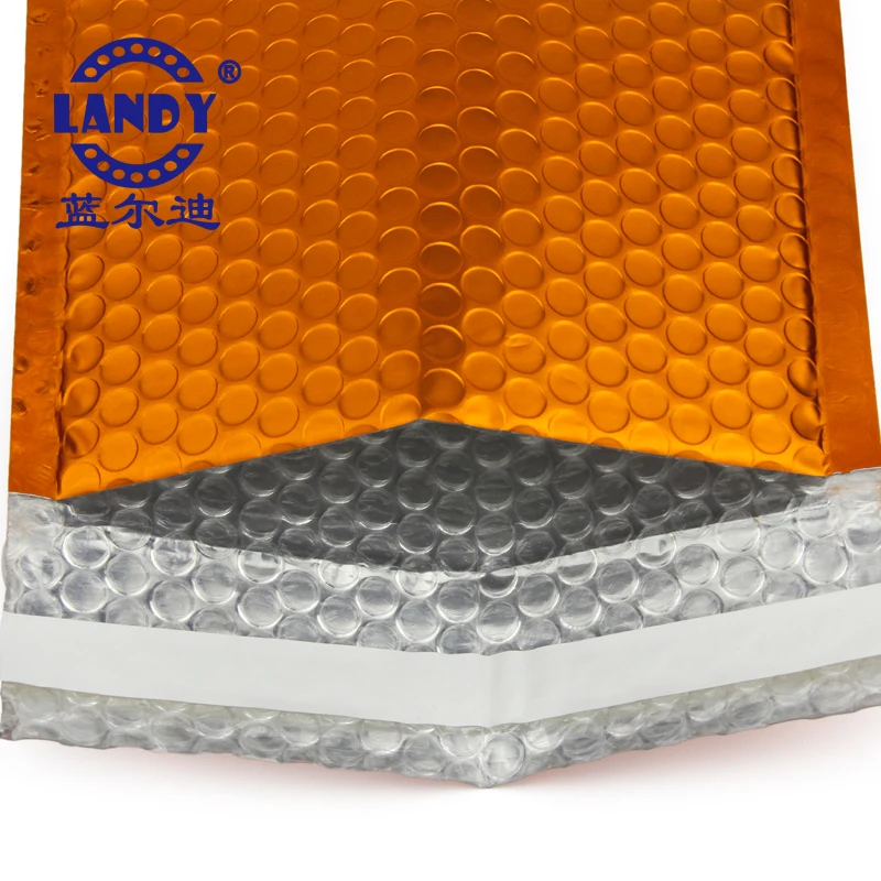Wholesale Selfseal Orange Bubble Mailer Matte Metallized Air Bubble