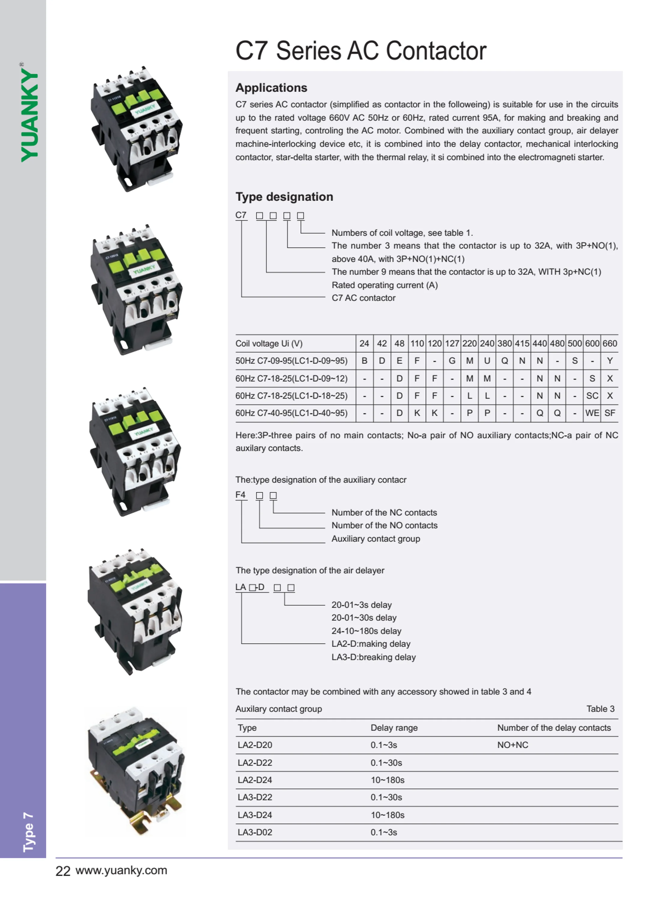 Contactor High Voltage Electrical Type 80 Amp Air Conditioning