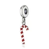 Custom DIY Sterling Silver S925 Candy Cane Charm