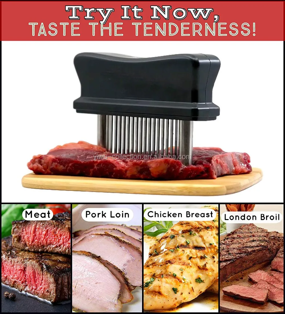 Meat Tenderizer Tool Kitchen Gadget Tenderizers 48 Blades Stainless