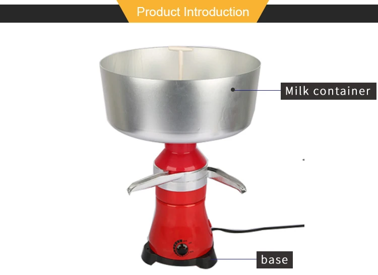 Milk separator cream separator metal the free delivery 80l//h 220v
