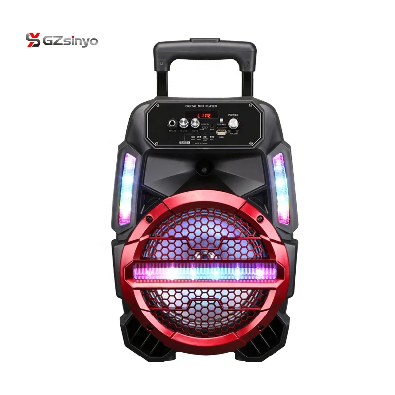 8 inch trolley speaker wireless trolley speaker with battery