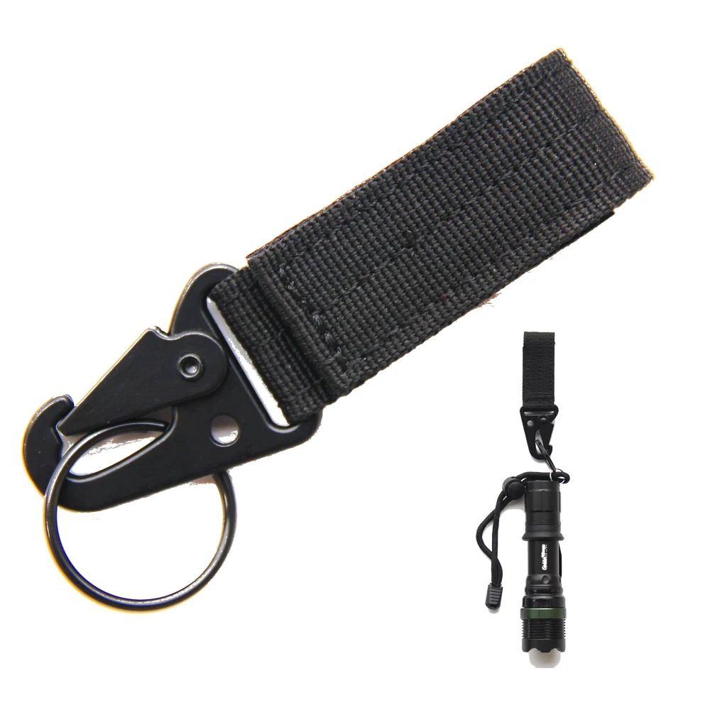 Free Sample Tactical bing Keychain With Hook And Loop Multifunction