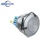 28301Z Normal supplier in China 28mm Flat Round Latching Stainless steel Button Switch