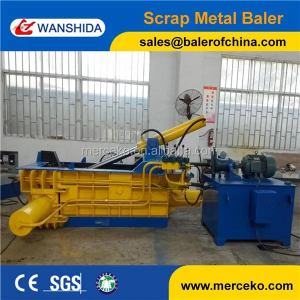 
CE Certification Hydraulic Aluminum UBC Cans Baler Press Machine 