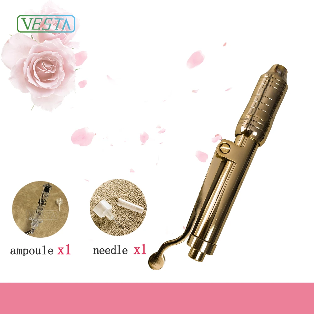

2019 Vesta 24K Gold Hyaluronic Injection Pen Factory Price On Sale Hyaluronic Acid Pen For Lip Enhangcing