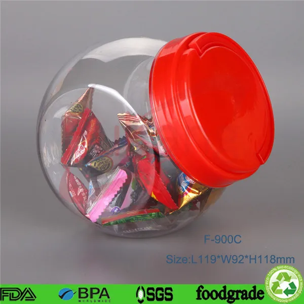 900ml Plastic Nuts Container,Plastic Sphere Container/ Buy Nuts
