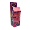 Recycled silk stockings cardboard floor display stand