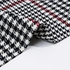 Wholesale 30% wool 70% polyester houndstooth tweed suit coat fabric