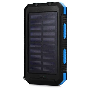 Portable 4000mAh Dual USB Solar Power Bank