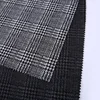 Great fabrics textiles check pattern twist yarn jacquard spandex fabric