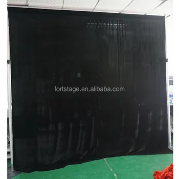 Cheap Adjustable Free Standing Curtain Pole Backdrop Pipe And