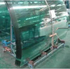 Safety bending glass low price 10mm clear curved tempered glass