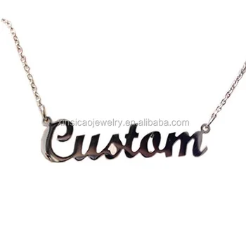 Custom Rhinestone Name Necklace Shop 
