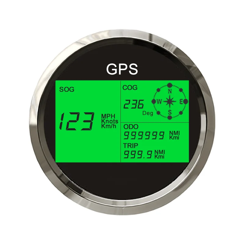 85mm LCD Type GPS speedometer 	