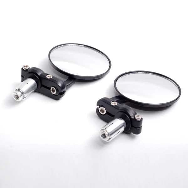 High Quality Round Cnc Machined Bar End Mirrors Motorcycle Rearview ...