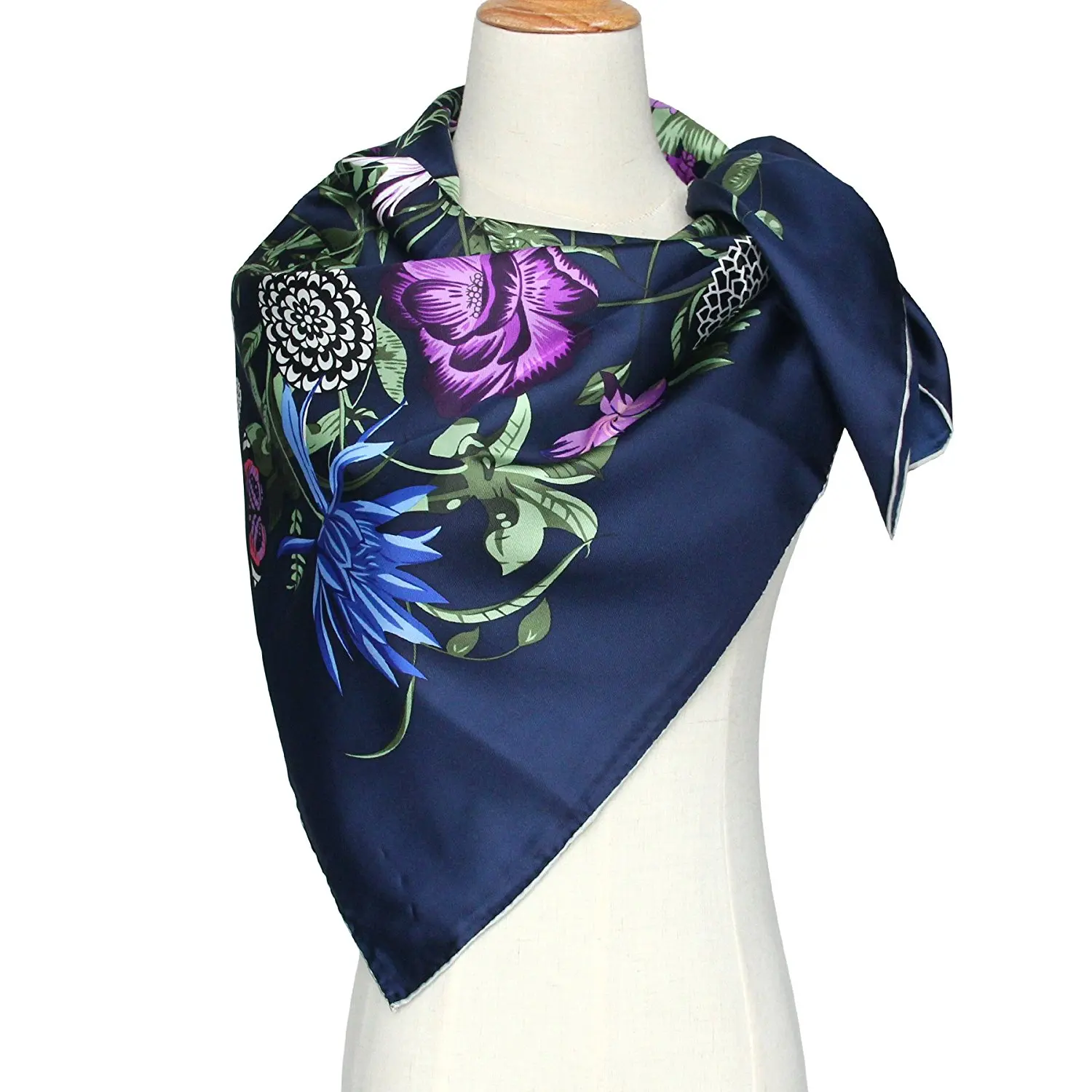 large silk scarf for hair