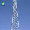 50m Steel lattice self supporting 3-leg angle microwave 5g cell antenna hdp isp internet 4g contractors towers