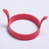 Microwave safe non stick silicone fried egg rings round shape two handles silicone fried egg round cooking rings