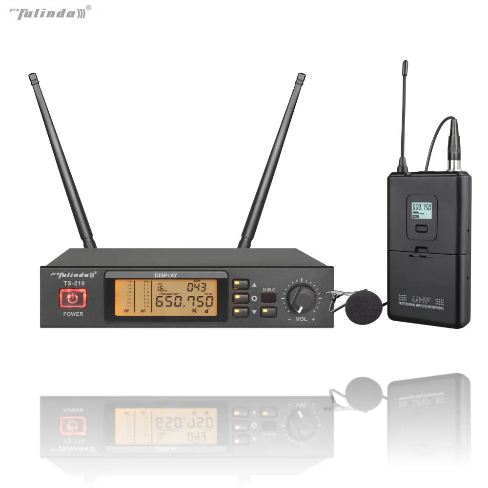 

High Quality Professional single UHF Wireless Lapel Microphone TS-210