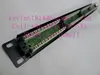 Saida 24 ports cat 5E UTP patch panel, IDC style,19-inch
