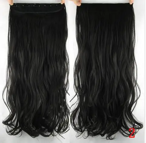 

Wholesale price factory Long Half Full Head clip in hair extension synthetic fiber Straight Wavy curly hair synthetic hair wigs