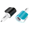 Portable electric universal dual usb wall car charger for smartphones_TE27
