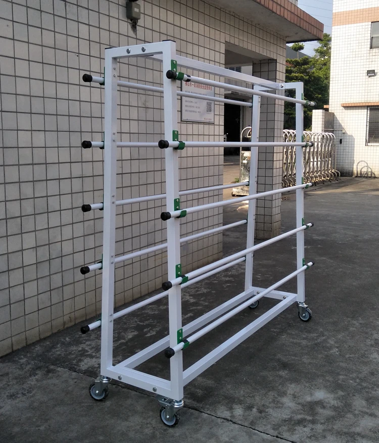 Grocery Store White Metal Textile Fabric Roll Display Racks Buy