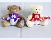 Top quality custom export soft stuffed cheerleader teddy bear, personalized teddy bear plush