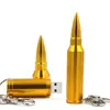 Pendrive 8Gb Laser Logo Gold Silver Metal Bullet Keychain Genuine Usb 2.0 Flash Disk Memory Sticks 4Gb 16Gb 32Gb 64Gb Thumbdrive