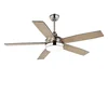 52" ceiling fan Black/brown blades and glass light kits for living room fan dining room fans copper motor