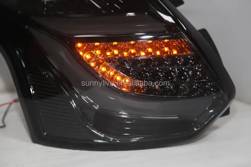 for Focus 3 LED Strip Tail Lamp for FORD Hatchback 2012-2014 year Smoke Black TW